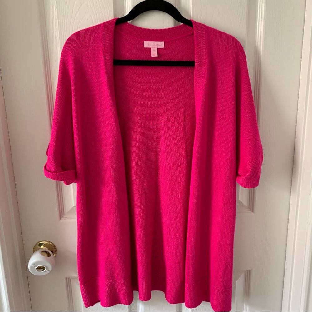 EUC M Lilly Pulitzer Harbor Cardigan